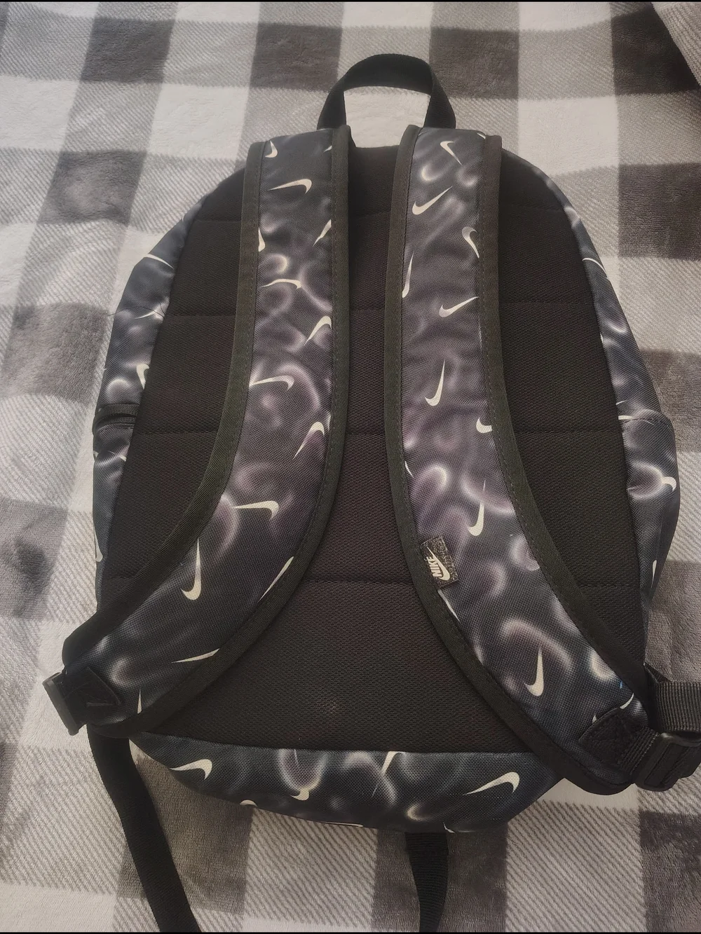 Nike Kids Backpack in Black and White